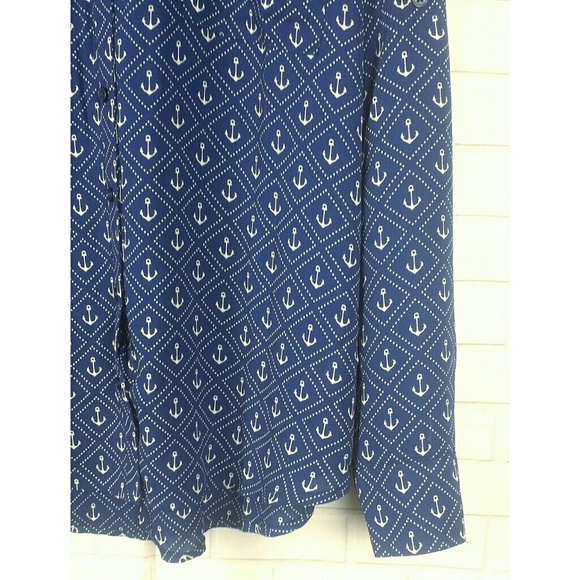 Express Portofino Anchor Shirt Original Fit Large - Picture 7 of 7